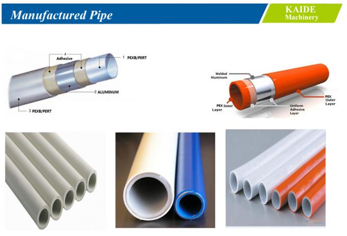 Plastic pipe extrusion machine for PPR-AL-PPR pipe