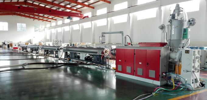 20-110mm HDPE irrigation pipe production line three layer with recycled material in the middle