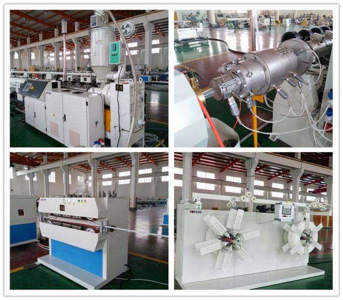 60m/min PERT Pipe Production Machine with automatic pipe coiler