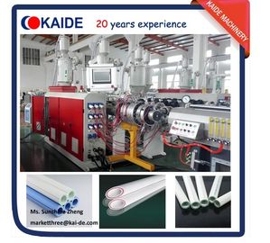 China Single screw extruder for PPR pipe making 20-110mm 3 layer supplier