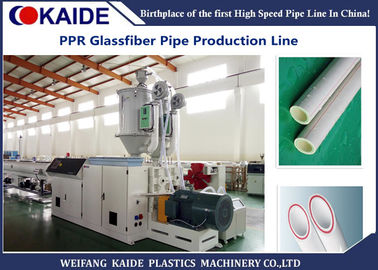China 20-110mm PPR Pipe Extrusion Machine / 3 layer PPR GF Pipe Production Machine supplier