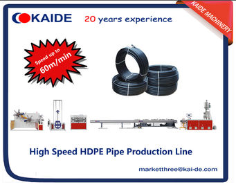 High speed 60m/min PE Pipe Extruder Machine with auto winding machine