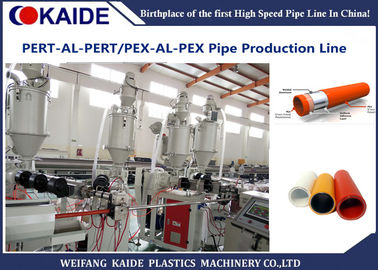 PEX-AL-PEX Plastic Pipe Making Machine / Multilayer PEX Pipe Production Line