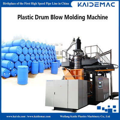 Blue Chemical Barrel Extrusion Blow Molding Machine 200-250 Liters Capacity