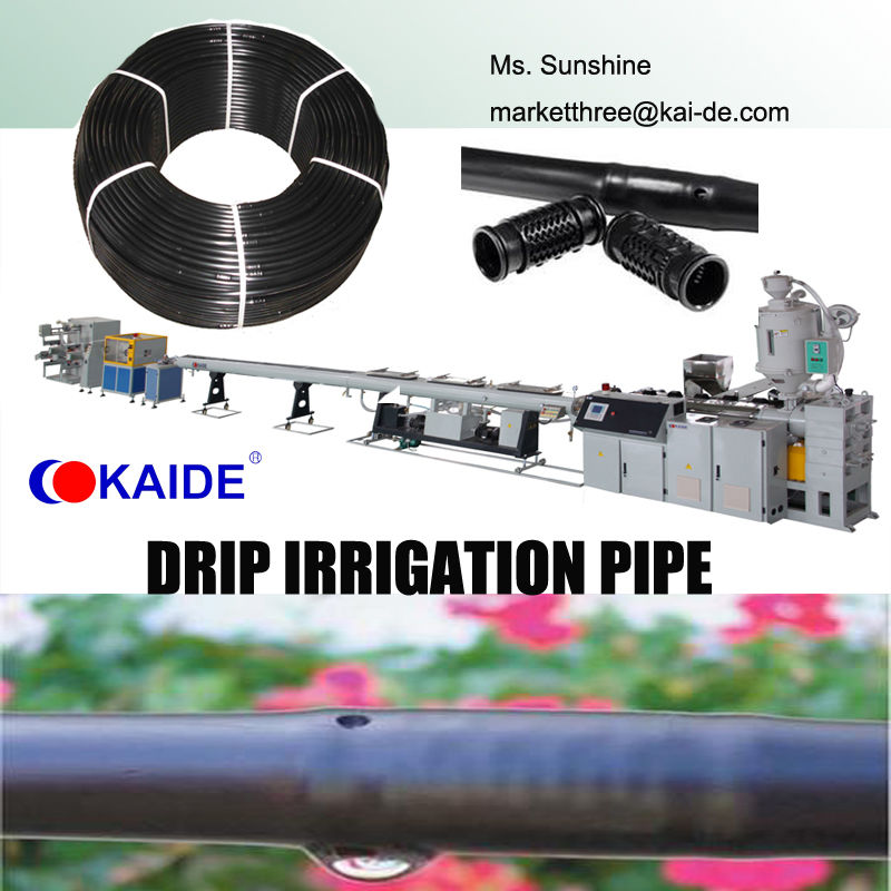Inlaid Cylindrical Type Drip Irrigation Pipe Making Machinery