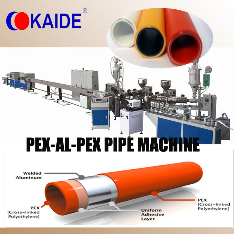 Extrusion line for 5 Layer Composite Pipe PEX-AL-PEX KAIDE factory