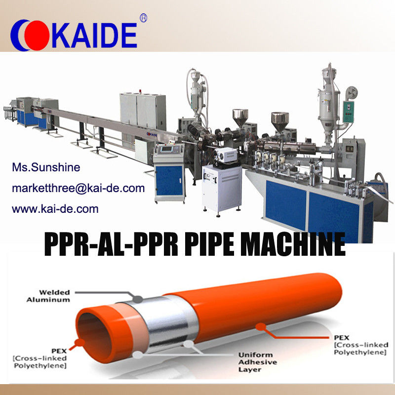 Plastic Pipe Extrusion Line for PEX-AL-PEX/PERT-AL-PERT/PPR-AL-PPR Pipe KAIDE factory