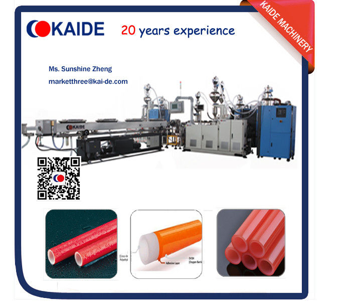 PERT/EVOH Oxygen Barrier Composite Pipe Extrusion Machine KAIDE factory