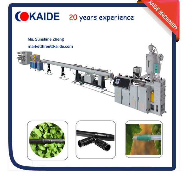 80m/min Cylindrical Drip Irrigation Pipe Line  KAIDE company