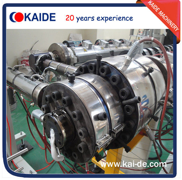 Glassfiber PPR pipe making machine 28-30m/min KAIDE extruder