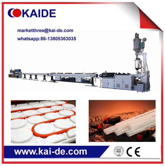 30-35m/min High speed HDPE/PERT pipe extruding machine China supplier