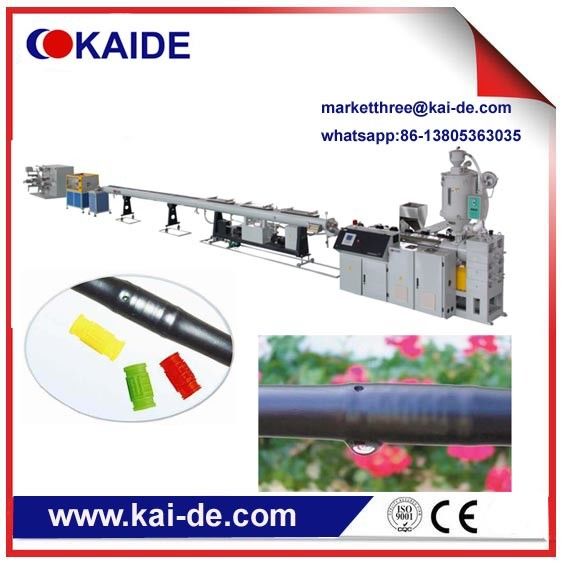 HDPE irrigation pipe/drip irrigation pipe making machine Dual Function