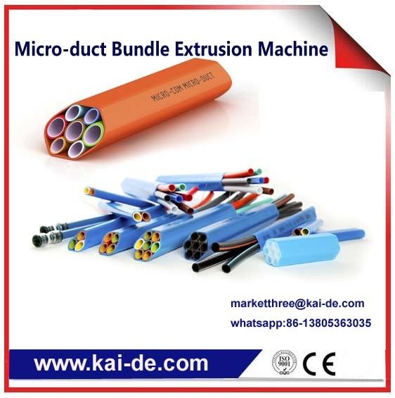 PE silicone microduct production machine 5/3.5mm, 10/8mm,12/10mm   Air blowing Telecommunication Cable Installation