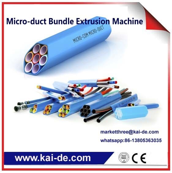 HDPE duct making machine 2ways 7ways  12/10mm microduct optical fiber cable