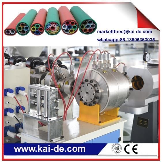 Plastic pipe extrusion machine for HDPE duct / microduct extruder machine