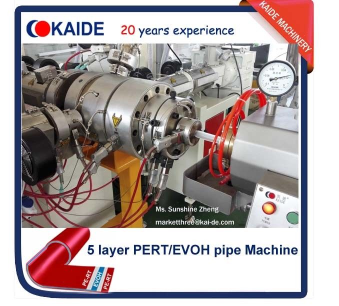 Multilayer PERT EVOH Oxygen Barrier Pipe Extruder Machine Supplier China 20 Years Experience