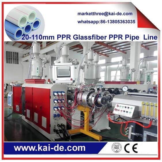 20-110mm  PPRC pipe extruder machine High Speed 20m/min