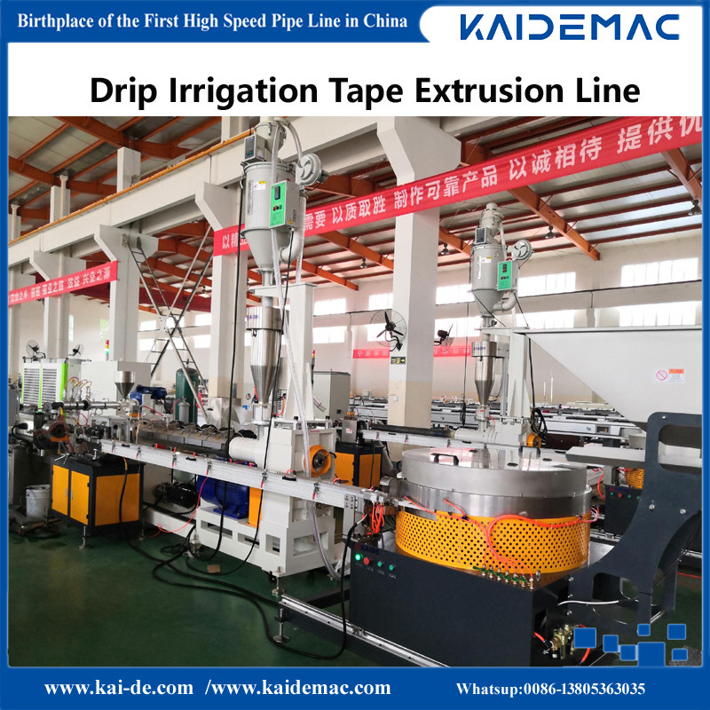 Flat Dripper Drip Irrigation Tape  Production line 180m/min KAIDE factory