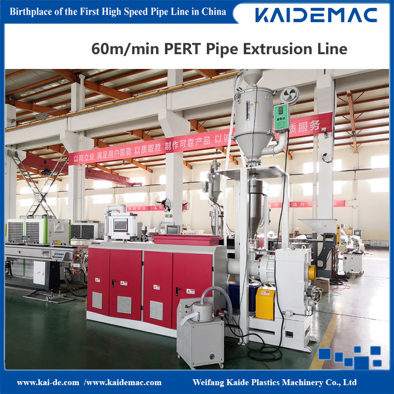 60m/min Floor Heating PERT Pipe Production Line / Pipe Extrusion Line /Extruder Machine / with Fully Auto Coiler