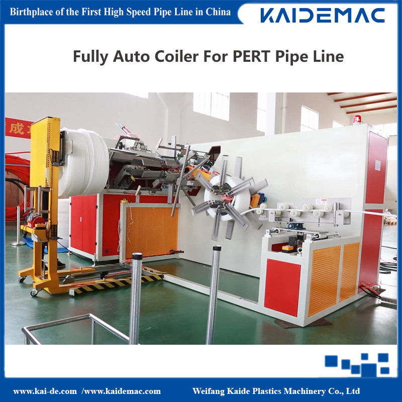 60m/min Floor Heating PERT Pipe Production Line / Pipe Extrusion Line /Extruder Machine / with Fully Auto Coiler