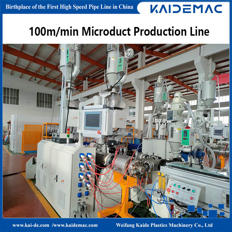 Telecom Microduct Extrusion Line / PE Duct Extruder Machine / Production Machine