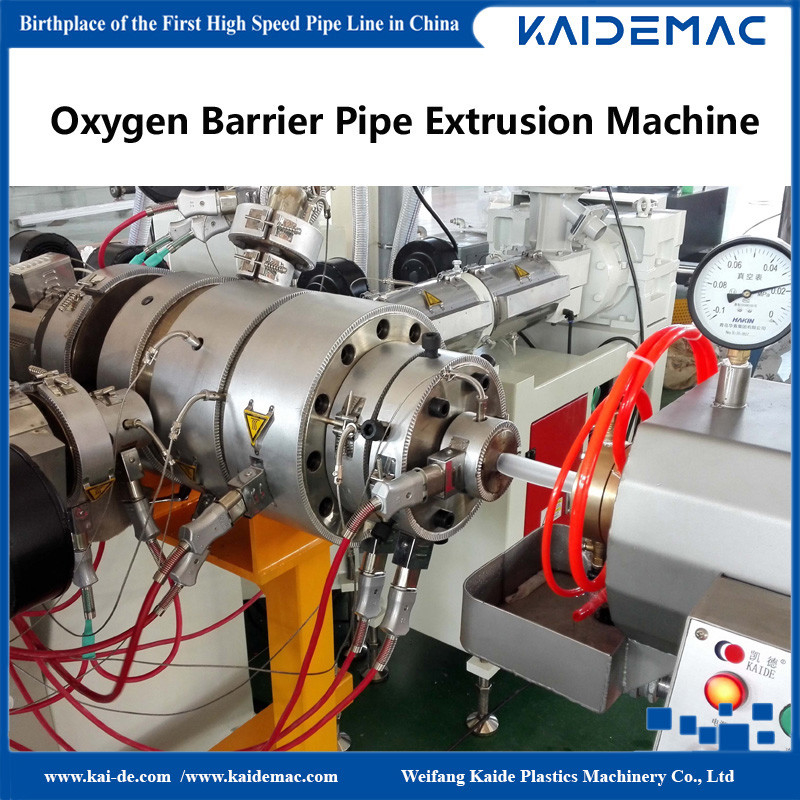Five Layer PERT EVOH Oxygen Barrier Pipe Production Line / PEX Barrier Pipe Extrusion Line PEX EVOH Pipes