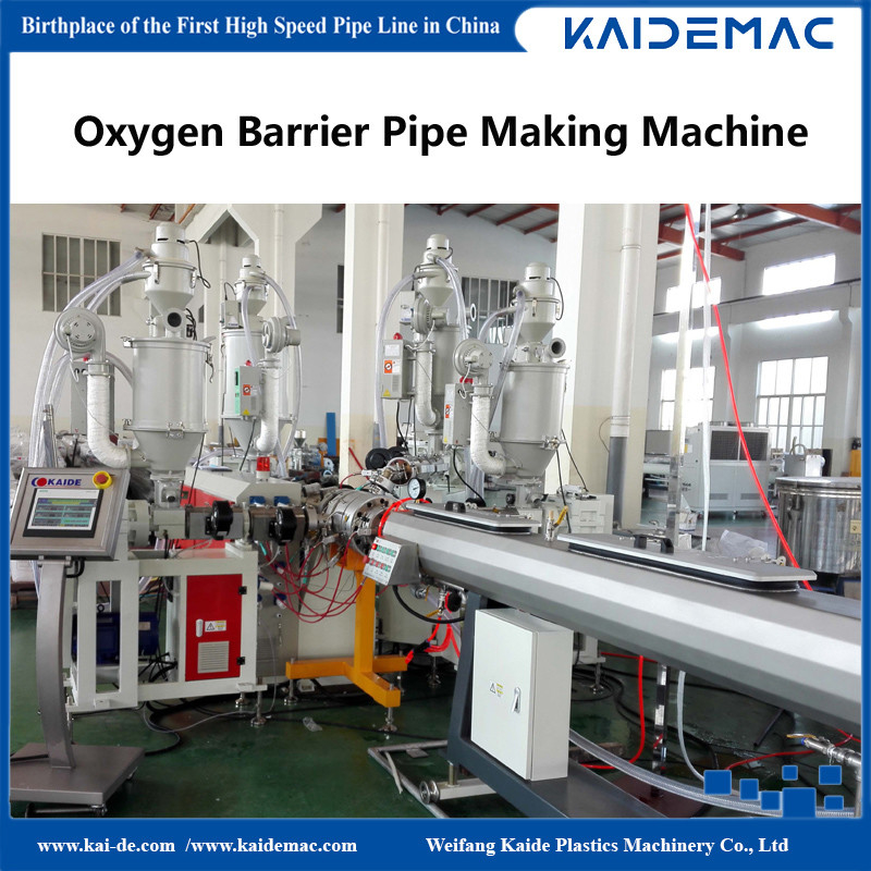 Five Layer PERT EVOH Oxygen Barrier Pipe Production Line / PEX Barrier Pipe Extrusion Line PEX EVOH Pipes